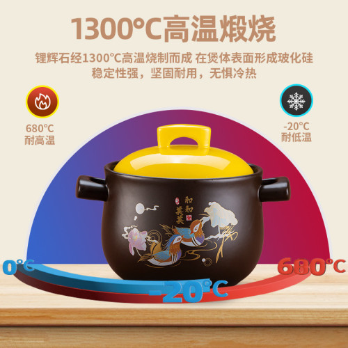 砂鍋家用明火煤氣瓦斯爐燉鍋煲仔飯湯鍋耐高溫煲湯煮粥陶瓷鍋