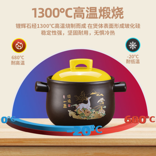 砂鍋家用明火煤氣瓦斯爐燉鍋煲仔飯湯鍋耐高溫煲湯煮粥陶瓷鍋