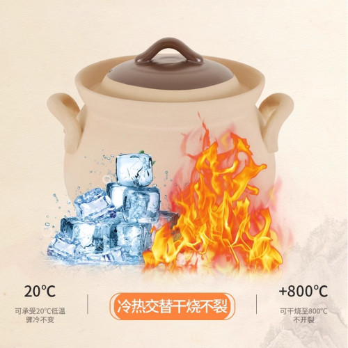 耐熱砂鍋明火瓦斯爐專用燉鍋家用煲湯老式陶土燉湯無釉土沙鍋