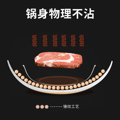 中華老鐵鍋家用傳統老式平底炒菜鍋無塗層爆炒鍋電磁爐瓦斯爐通用