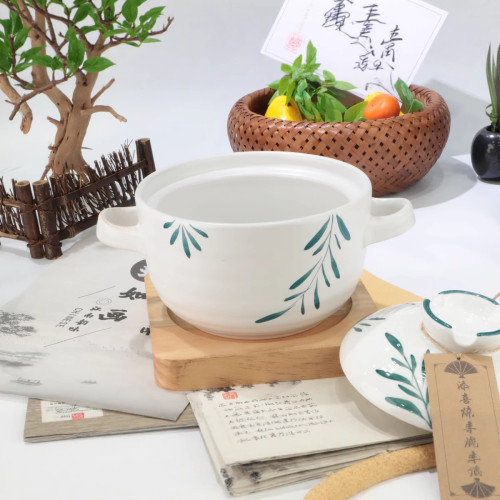 家用砂鍋煲耐高溫乾燒不裂陶瓷沙鍋煤氣瓦斯爐煲仔飯煲湯燉鍋砂鍋
