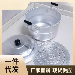湯鍋蒸鍋鋁鍋老式家用燒水鍋呂梯鍋鋼筋鍋瓦斯煤氣特用內貿無