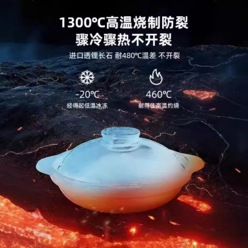 煲仔飯專用砂鍋陶瓷家用煲湯燉鍋無釉瓦斯爐明火無塗層耐高溫