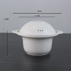蘇泊爾電燉盅陶瓷內膽BB05S蓋子陶瓷配件寶寶輔食鍋嬰兒家用bb煲