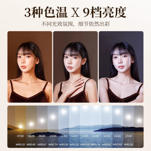 小天拍照全面屏美顔燈手機伸縮桌面落地支架直播燈補光燈支架批髮