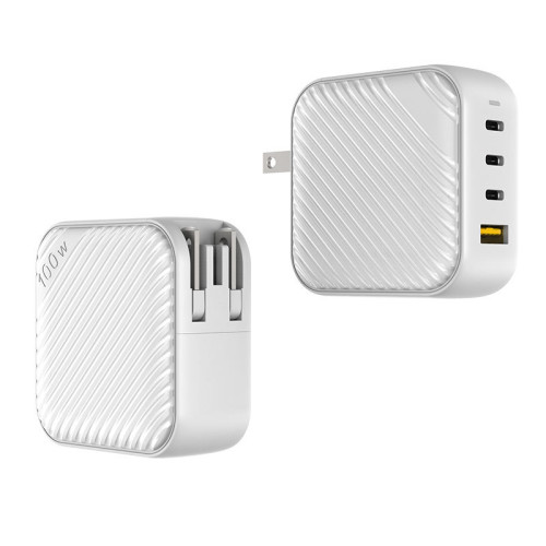 100W氮化鎵充電器四口快充BSMI/CE/UKCA/CB/FCC/ROHS認証快充頭