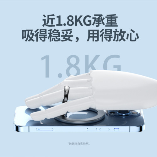 Magsafe磁吸手機指環釦支架鋁合金桌面手機支架適用iphone14.13