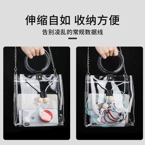 快充數據線三合一充電器一拖三充電線usb車用ios安卓車用手機