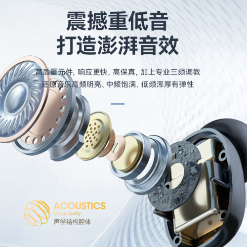 2023新款藍牙耳機無線入耳式大電量超長續航耳機降噪耳麥