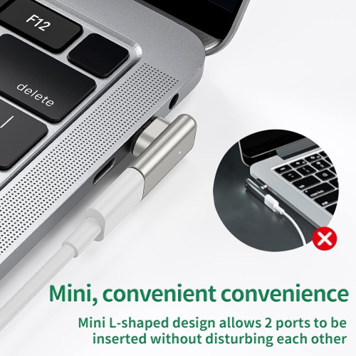 USB4全功能typec磁吸轉接頭90度彎頭雷電40GB/8K傳輸電腦轉換器廠