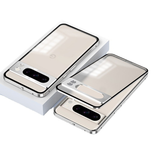 適用谷歌pixel9pro彈扣鋁合金屬Google磁吸pixel8a磨砂手機殼