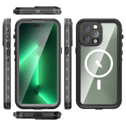 新品適用蘋果15pro max手機防水殼iphone14pro max防水四防殼