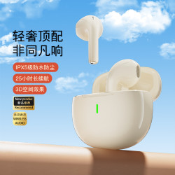 Bear tek 新款低延遲半入耳式藍牙耳機  建造智能觸控螢幕 