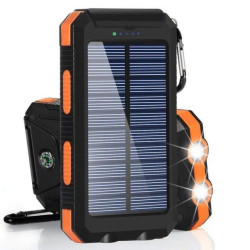 爆款防水太陽能充電寶20000mAh露營燈可攜式行動電源