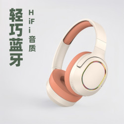 跨境頭戴式耳機藍牙無線新款重低音音樂耳麥不入耳亞馬遜外貿爆款