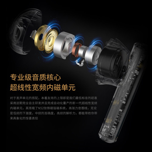 KZ-Carol主動降噪藍牙耳機hifi音質ANC降噪長續航TWS耳機