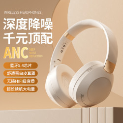 新款V770ANC 主動降噪藍牙耳機頭戴式可折曡電競手機藍牙耳機