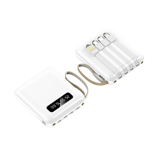 可攜式充電寶20000安培鏡面大容量迷你小巧行動電源禮品