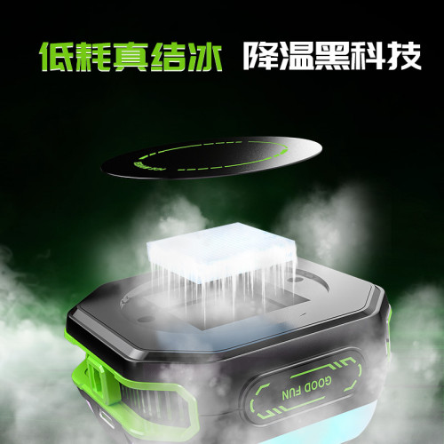HK5手機散熱器 磁吸背夾結冰半導體製冷散熱器 AI調檔RGB燈光