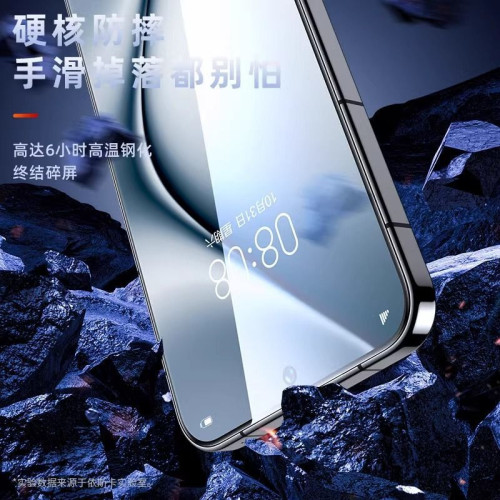 適用於OPPO A35鋼化膜帶聽筒防塵網全屏覆蓋防爆手機貼膜