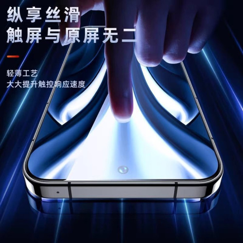 適用於OPPO A35鋼化膜帶聽筒防塵網全屏覆蓋防爆手機貼膜