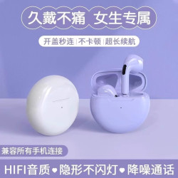熱款pro6藍牙耳機tws商務無線藍牙5.0運動觸控遊戯
