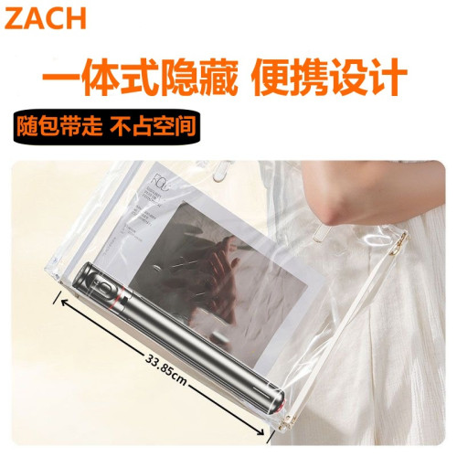 ZACH跳跳桿手機藍牙自拍桿1.77米落地三腳架可攜式拍照桌面合金支架