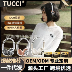 2025年新款復古藍牙頭戴式耳機小頭戴無線藍牙穿搭美拉德式藝術生