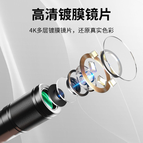 22x手機長焦鏡頭全金屬 專業攝影拍攝神器外置變焦高清望遠鏡