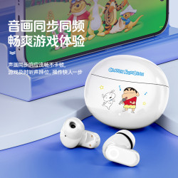 2025新款蠟筆小新藍牙耳機入耳式超長續航卡通可愛高顔值主動降噪