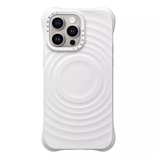 頂版caseti聯名波漾手機殼適用蘋果iPhone16ProMax1415磁吸矽膠套