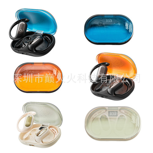 TK爆款夜光流沙XG23PRO翻譯藍牙耳機夜發光帶數顯MINISO