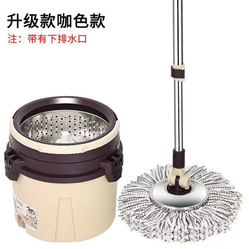 單桶旋轉拖把家用不鏽鋼高溫入伏深度清潔拖布桶免甩水簡易拖把