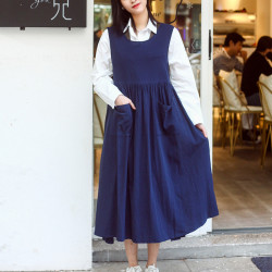 歐美版加大碼側開全棉圍裙花藝美甲大號工作服亞馬遜外貿印制LOGO