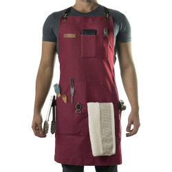 亞馬遜跨境帆布圍裙棉定 制logo咖啡厛理髮師工作服圍裙廠家批髮