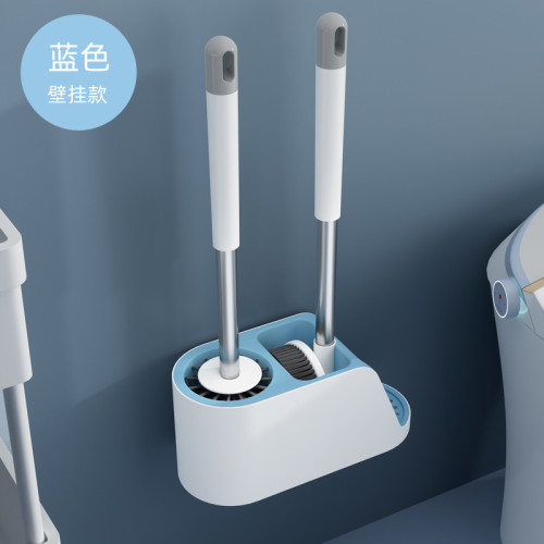 馬桶刷無死角家用免打孔洗厠所刷子壁掛衛生間置物架清潔套裝神器