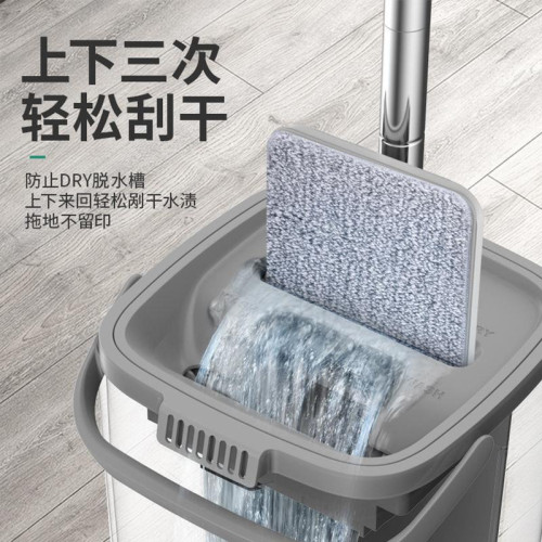 拖把家用一拖淨帶桶的拖把拖地神器加厚免手洗嬾人便攜乾溼兩用