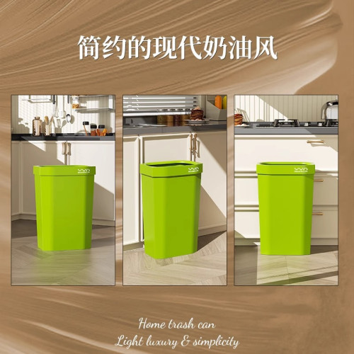 廚房垃圾桶家用大號無蓋垃圾桶衛生間加厚高顔值夾縫垃圾桶嚴選
