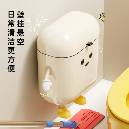 衛生間垃圾桶家用高級感大容量客厛廚房壁掛式帶蓋夾縫創意垃圾桶