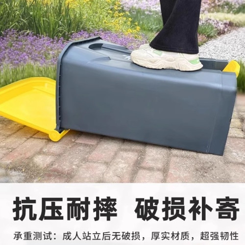 大垃圾桶帶蓋腳踩戶外大號院子廚房家用商用室外庭院腳踏垃圾桶