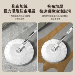 新款家用嬾人拖把桶旋轉拖布桶免手洗自動脫水甩乾墩布單桶神器