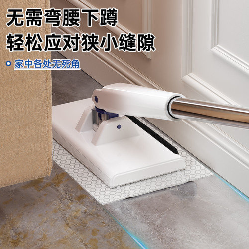 靜電自動夾布洗臉巾小拖把家用嬾人二次利用拖地溼巾拖布換紙神器