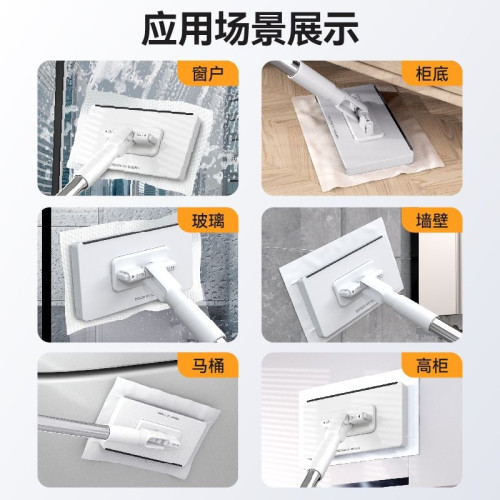 洗臉巾拖把迷你嬾人小拖把夾布洗面巾二次利用索邦家用一拖淨免洗