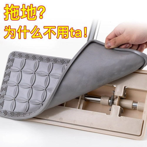 夾布拖把2025新款家用一拖淨平板替換抹布條可拆洗木地板拖把神器