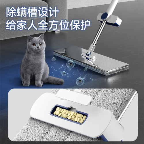 不鏽鋼平板拖把家用一拖淨帶桶新款免手洗家用吸水嬾人拖地神器布