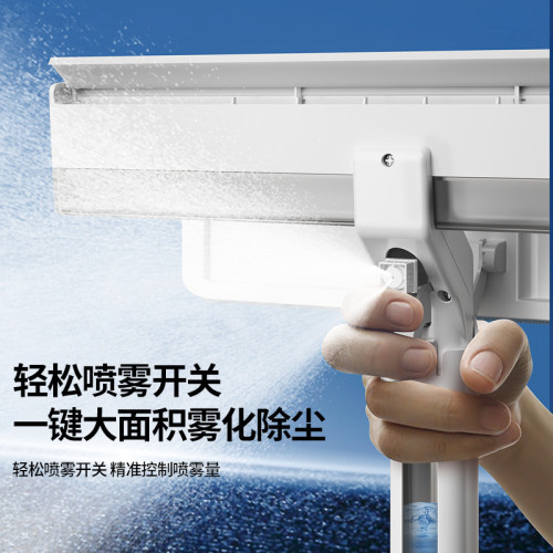 新款可噴水擦玻璃神器雙面家用集水擦窗刮水器外窗伸縮杆清潔工具