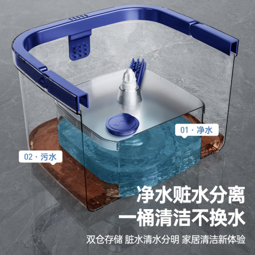 乾溼兩用旋轉拖地拖把免手洗家用墩布桶甩乾拖地自動脫水嬾人拖布