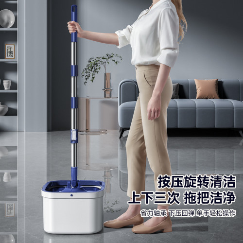 大號乾溼兩用拖地拖把家用套裝mop淨汙分離旋轉拖把桶嬾人清潔桶