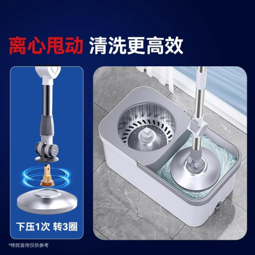 旋轉拖把批髮免手洗新款家用一拖淨水桶一體墩布桶甩乾拖地桶拖布