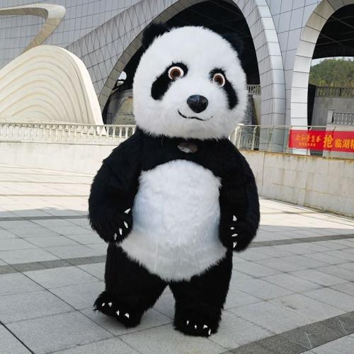 抖音同款充氣大熊貓人偶服裝北極熊活動宣傳開業演出熊貓玩偶衣服